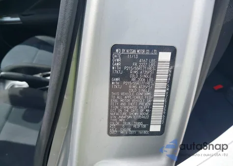 2014 Nissan Juke Sv from USA, damaged, VIN JN8AF5MV7ET359622